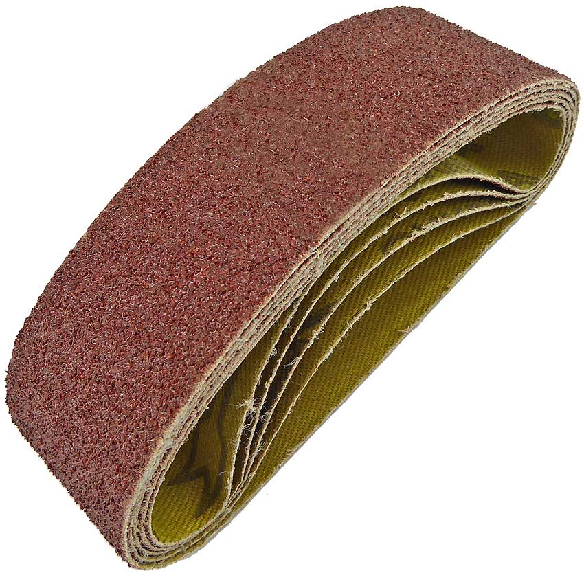 40mm x 305mm Sanding Belt 60 Grit Pack of 5